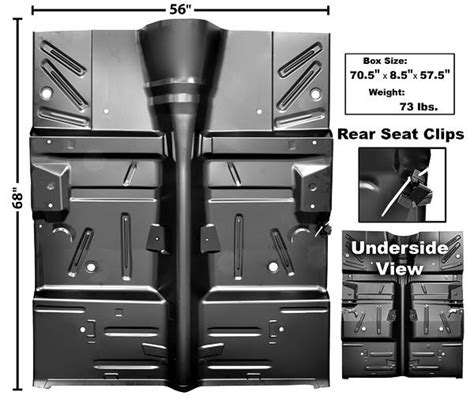 1964 falcon sheet metal floor pan|ford falcon floor pan replacement.